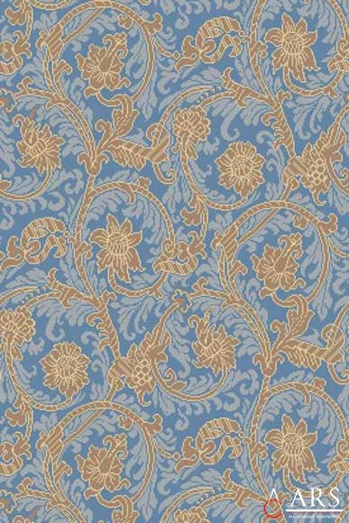 TANIOS Creation tanios azure Голубой Бежевый Ковролин, ковровые покрытия  Brintons AGNELLA