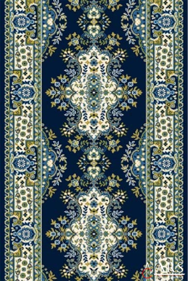FATIMA granat Синий Ковровые дорожки Brintons AGNELLA