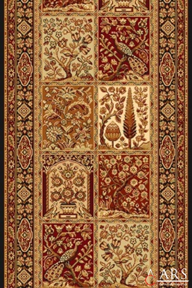 TIMOR czarny Красный Ковровые дорожки Brintons AGNELLA