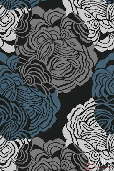 SEASON Virgo season anthracite Синий  Многоцветный Ковролин, ковровые покрытия  Brintons AGNELLA