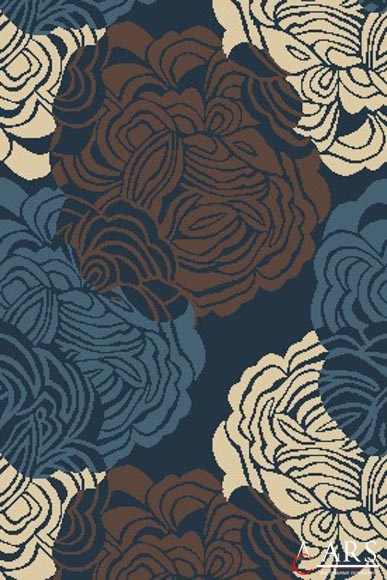 SEASON Virgo season cobalt Бежевый Коричневый Синий Многоцветный Ковролин, ковровые покрытия  Brintons AGNELLA