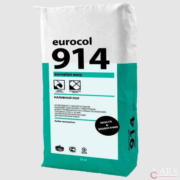 Наливной пол Eurocol 914 Europlan Easy Eurocol 914 Europlan Easy  Клей и дополнительные материалы Eurocol