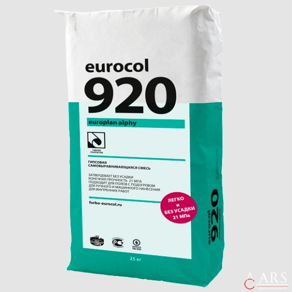  Нивелирующая масса 920 Europlan Alphy  Eurocol