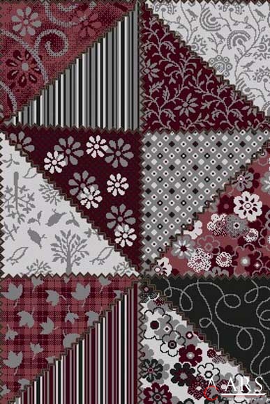 PATCHWORK Patchwork aphrodite Красный  Многоцветный Ковролин, ковровые покрытия  Brintons AGNELLA