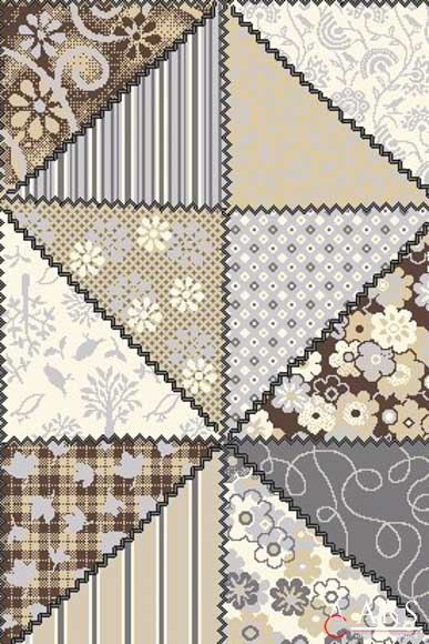 PATCHWORK Patchwork steel Бежевый Серый Многоцветный Ковролин, ковровые покрытия  Brintons AGNELLA