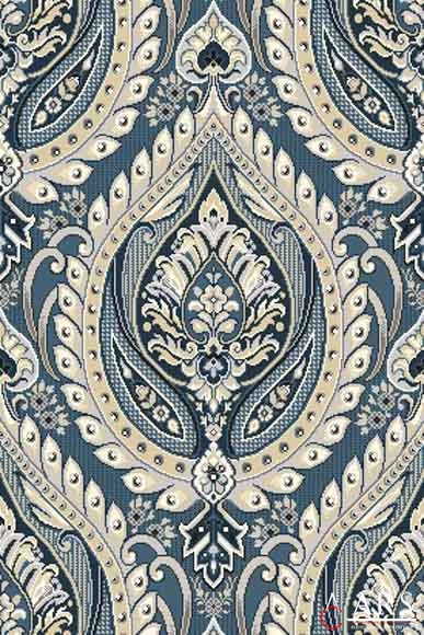 OROS Virgo oros teal Синий Ковролин, ковровые покрытия  Brintons AGNELLA