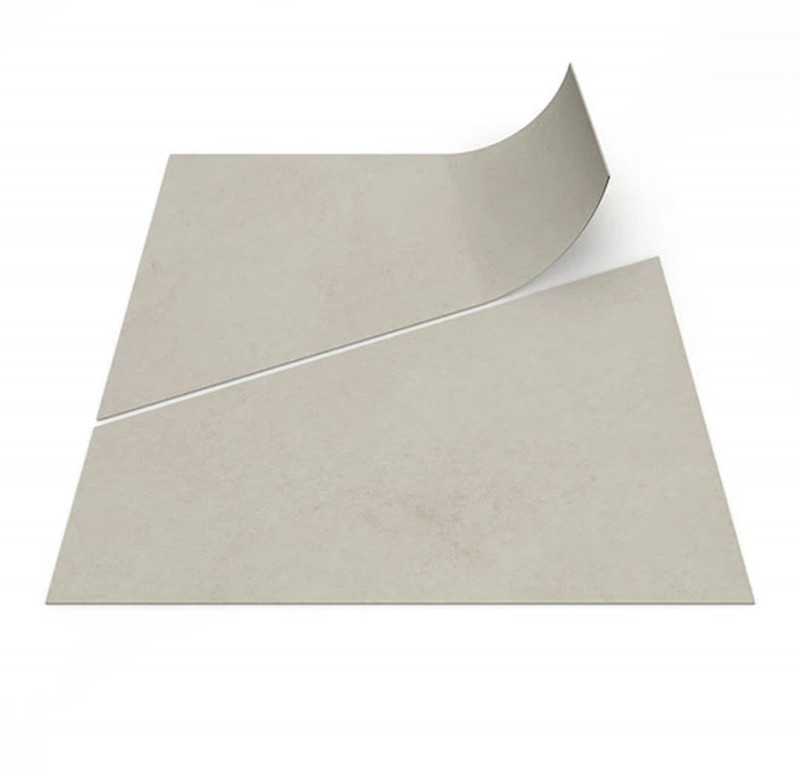 Allura Dryback 0.7 DR7 Material 63734DR7 sand cement trapezoid Серый Дизайн-плитка пвх (lvt) Forbo