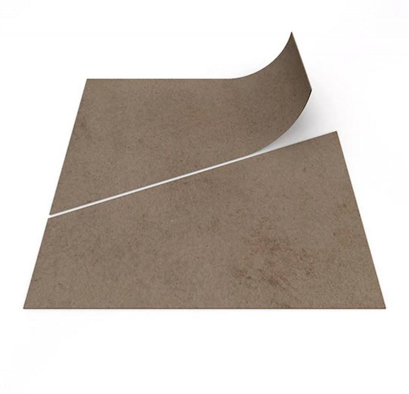Allura Dryback 0.7 DR7 Material 63736DR7 canyon cement trapezoid Коричневый Дизайн-плитка пвх (lvt) Forbo