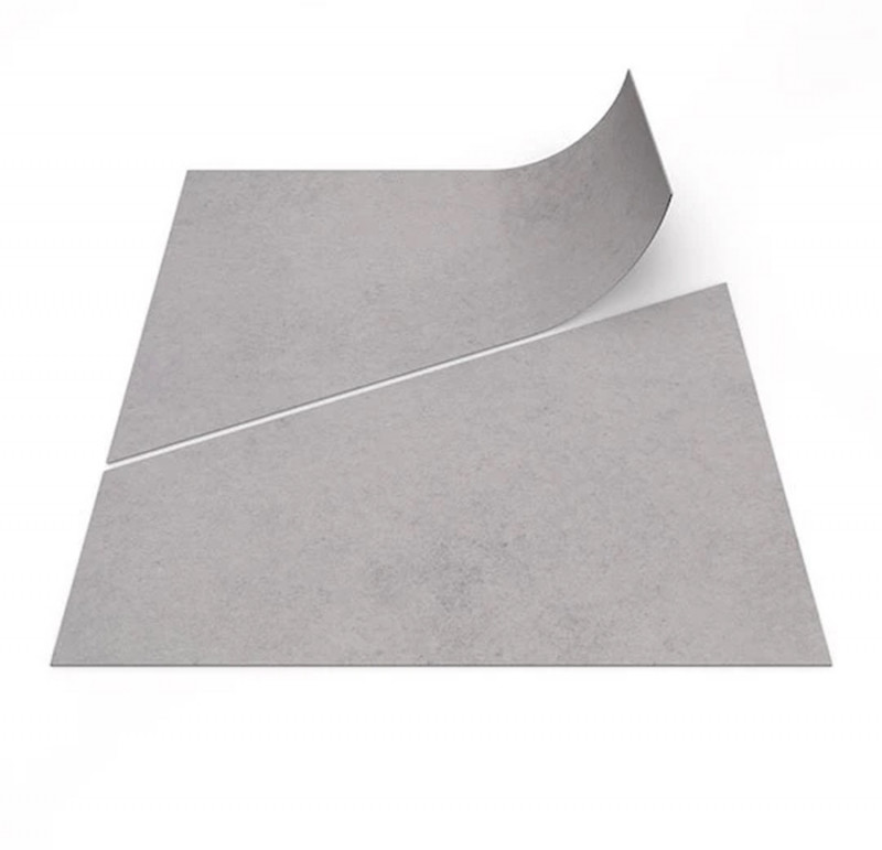 Allura Dryback 0.7 DR7 Material 63732DR7 light cement trapezoid Серый Дизайн-плитка пвх (lvt) Forbo