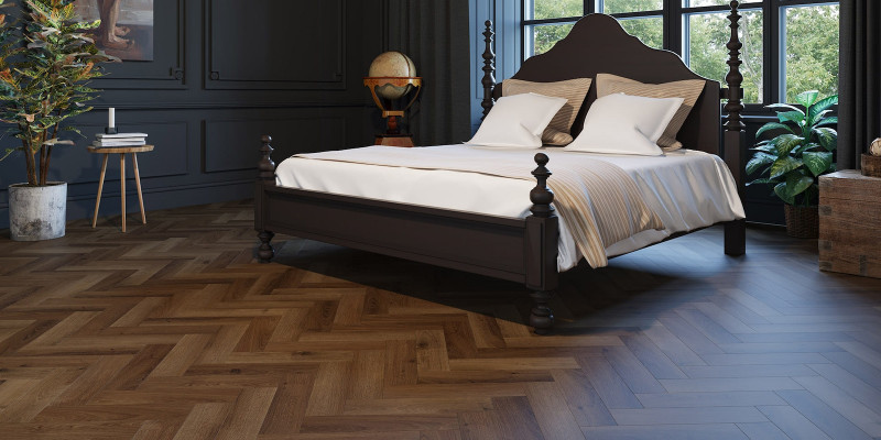 MAXIMUS Highland Oak - Chocolate Коричневый Дизайн-плитка пвх (lvt) AW