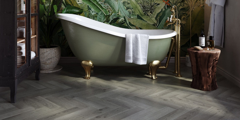 MAXIMUS Highland Oak - Frosted Серый Дизайн-плитка пвх (lvt) AW
