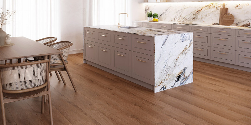 PRIMUS Riviera Oak - Caramel Коричневый Дизайн-плитка пвх (lvt) AW