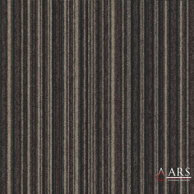 30 FIRST STRIPES 883 Коричневый Ковровая плитка Modulyss 