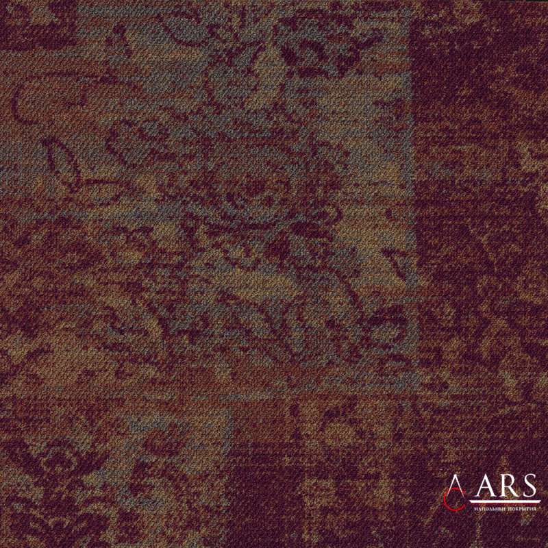 42 PATCHWORK 351 Красный Ковровая плитка Modulyss 